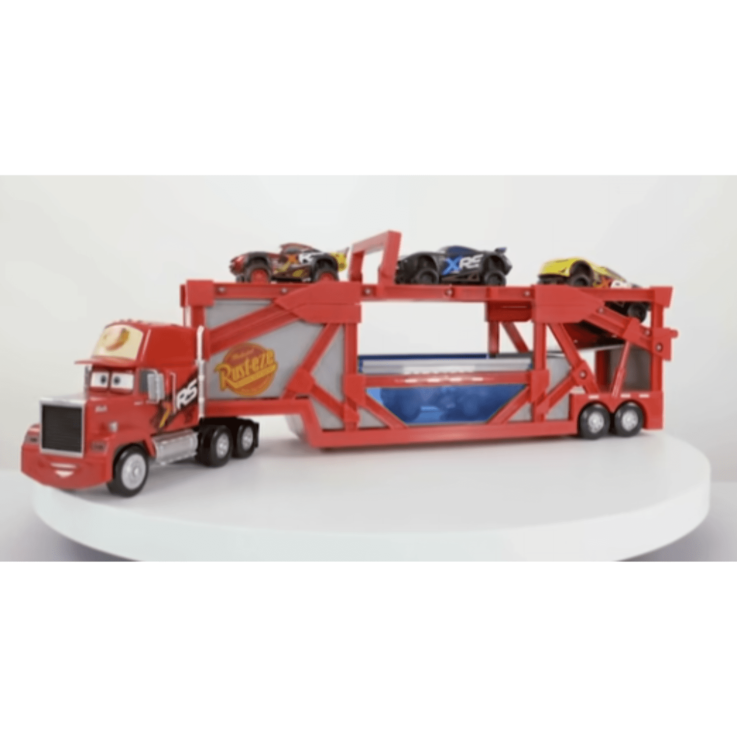 Disney Pixar Cars: Mack Hauler Mudwash Playset with 4 Diecast Cars  Transporter Truck Toy - Walmart.com, image size:1500x1500