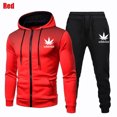 thumbnail image 2 of Chándal de otoño e invierno para hombre, sudadera con capucha estampada, traje informal con cremallera, chaqueta y pantalones de jogging, gran oferta, ropa para viajar al trabajo, 2 of 3