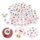thumbnail image 1 of OUNONA 100Ud De Acrílico Números Para Pulseras DIY Accesorios Para Manualidades Color Surtido, 1 of 7