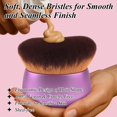 thumbnail image 4 of Brocha de Maquillaje Kabuki GloréBrochas Autobronceadora 75mm Morada, 4 of 7
