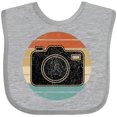 thumbnail image 3 of Inktastic Photographer Retro Sunset Camera Boys or Girls Baby Bib, 3 of 4