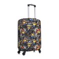 thumbnail image 3 of Cute Anime Cartoon Minions Travel Suitcase Protective Cover Trunk Case Washable Elastic Luggage Cover Fits Medium Suitcase Protector Baggage With Concealed Zipper Gifts, 3 of 5