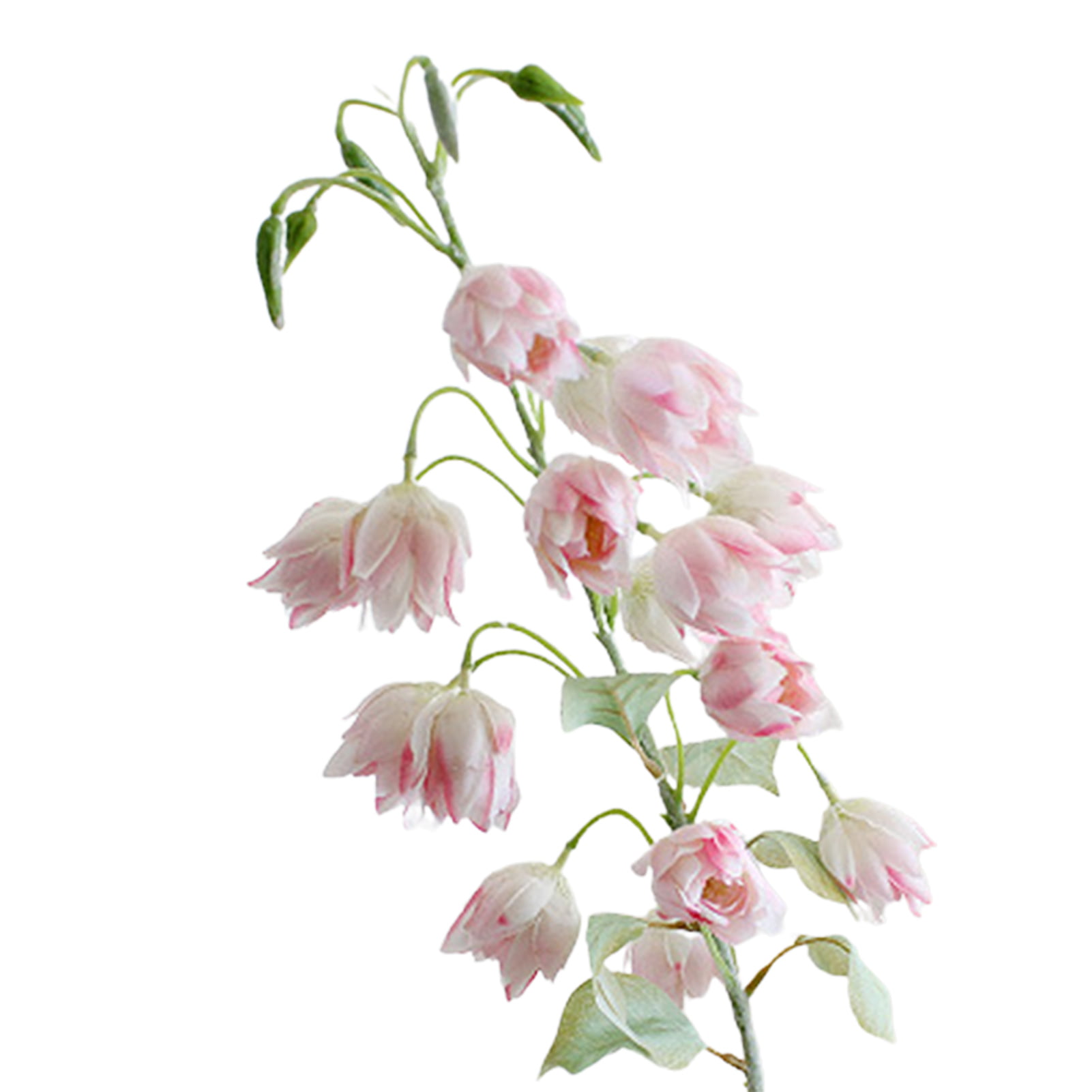 Pink Cotton Ball Flower Plants Sticks Artificial Plant Floral Décor 30 Set  3