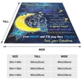 thumbnail image 2 of LHSHID My Granddaughter Soft Warm Throw Blanket Lightweight Flannel Fleece Bed Blanket Gift for Girls Boys Men Women Chair Couch, 2 of 6