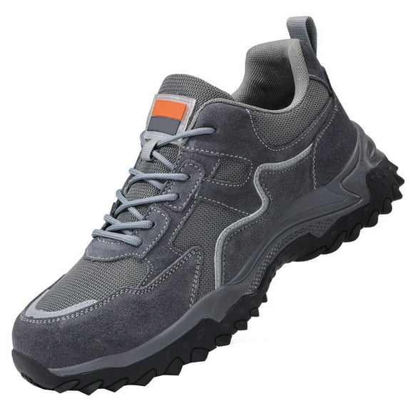 Safety Trainers Mens Steel Cap Trainers Lightweight Work Safety Shoes Womens Breathable Non Slip Industrial Sneakers