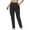 5-Black, variant on Gaecuw Cargo Pants Women Baggy Wide Legged Pants Plus Size Regular Fit Long Pants Lounge Trousers Sweatpants Loose Baggy Yoga Pants Mid Waisted Summer Ankle Length Workout Pants with Pockets Solid
