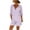 Purple, variant on Gealkoca Women's UPF 50 Sun Shirts UV Protection Long Sleeve Jacket with Hooded Summer Shorts Set Hiking Fishing Suit Womens Loose Outdoor Sports Set