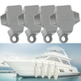 thumbnail image 4 of 4 Pack Pontoon Boat Square Rail Fender Clips Boat Fender Hangers, 4 of 6