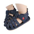 thumbnail image 3 of Ruyang Baby Boys Girls First Walking Sandals Star Hook and Loop Wide Toe Box Sandals Summer Swim Beach Breathable Flats Shoes, 3 of 9