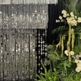 thumbnail image 2 of Slccxzc 10 Strips Sequin Beaded Curtain Door String Curtain Window Hanging Decor for Wedding Bedroom Door Festivals Supplies, 2 of 7