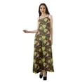 thumbnail image 2 of Moomaya Tenue d'Été pour Femmes en Rayonne Imprimée Partout Robes de Soirée Grande Taille, 2 of 4