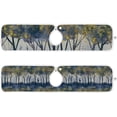 thumbnail image 2 of Deer Autumn Forest Kitchen Sink Splash Guard for Faucet 2 Packs Faucet Absorbent Mats Winter Trees Retro Faucet Handle Drip Catcher Quickly Drying Mat for Kitchen Counter Bathroom, 30"x5.5", 2 of 7