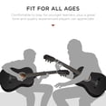 thumbnail image 4 of Best Choice Products Kit de iniciación de guitarra acústica de madera para principiantes de 38 pulgadas con bolsa de transporte, 6 púas de celuloide, cuerdas de nailon, cejilla, tela, correa con sopor, 4 of 5