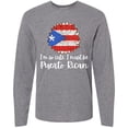thumbnail image 3 of Inktastic I'm So Cute, I Must Be Puerto Rican Sunflower Puerto Rico Long Sleeve T-Shirt, 3 of 5