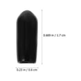 thumbnail image 2 of VERDANVERSE 100Pcs Rubber End Caps Assortment Kit Black for Handmade Craft Projects, 2 of 8