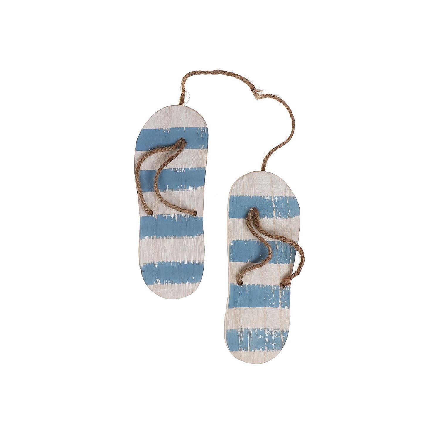 IH Casa Decor Hanging Wooden Flip Flop Decor