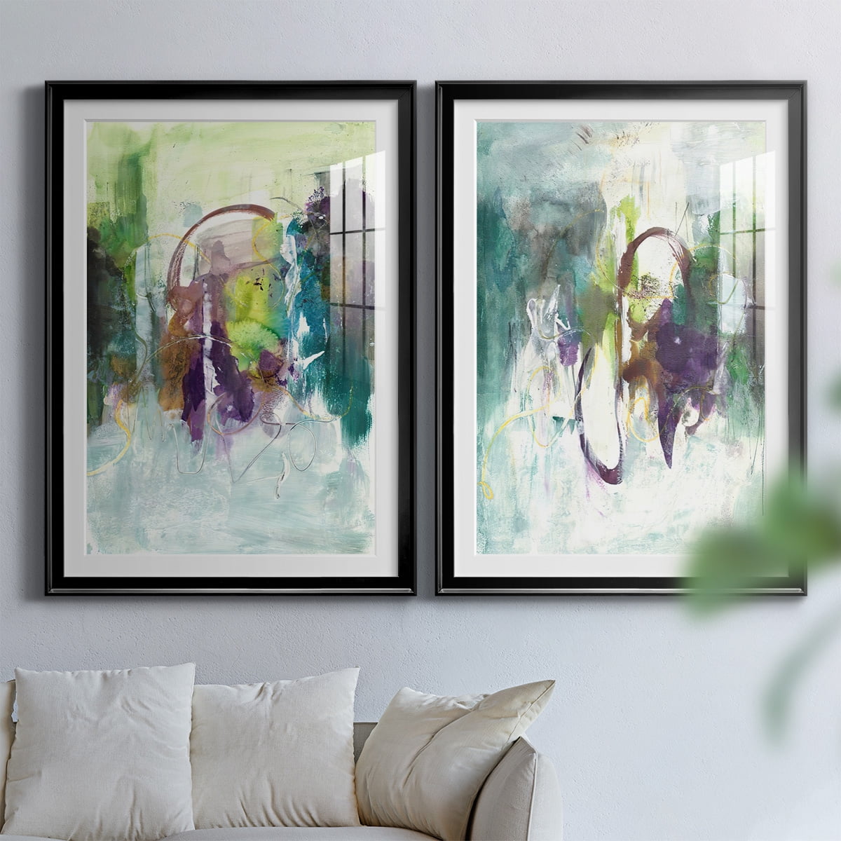 Wexford Home Moving On I Premium Framed Print, 26.5" x 36.5" - Ready to Hang, Black (Set of 2)