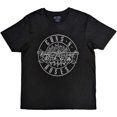 thumbnail image 1 of Guns N Roses - Camiseta Classic Bullet de Algodón para Adultos Unisex (Negro, Blanco), 1 of 2