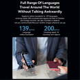 thumbnail image 2 of M30 Smart Voice Translator 139 Online Languages 14 Offline WIFI Photo Recording Dictionary Translation Business Travel, 2 of 10