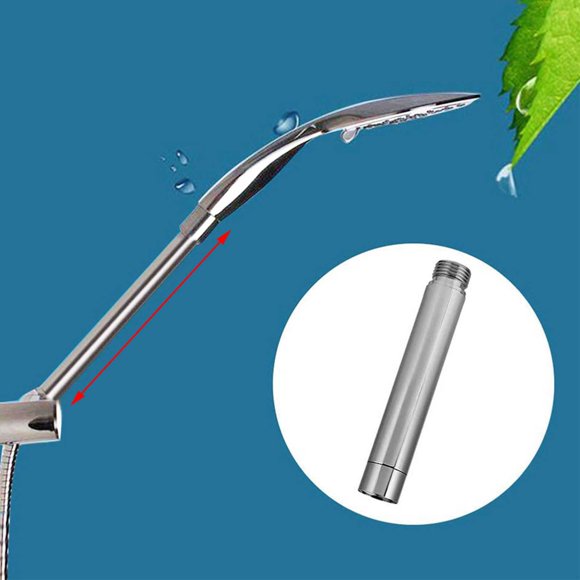 Faucet Accessory for Bathroom Remodeling Extend Shower Arm and Head with Durable Plating Process Compatible with Standard Fittings for Easy Installation and Enhanced Water