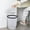White, variant on Multi-Use Trash Can, All-Room Small Wastebasket for Kitchen Bedroom Living Room Bathroom | Portable Household Indoor Bin Black