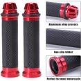 thumbnail image 2 of Rojo 1 par Universal 7/8" 22 mm Empuñaduras de Manillar de Motocicleta Gel Escombros Compatible con Street Bike Dirt Bike, 2 of 4