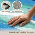 thumbnail image 6 of ODIKA 6'x9' Washable Area Rug Non-Slip, Chair-Friendly, Starfish Ocean Motif Nautical Wave Stripe Bathroom Border Seashell for Dining Room, Under Table, Office Décor, 6 of 7