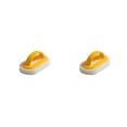 thumbnail image 4 of Naiovety Esponja de cocina con mango Cepillos para ollas Limpiaparabrisas para azulejos de baño Bloqueo de humedad Eliminación de manchas de Amarillo 2piezas, 4 of 6