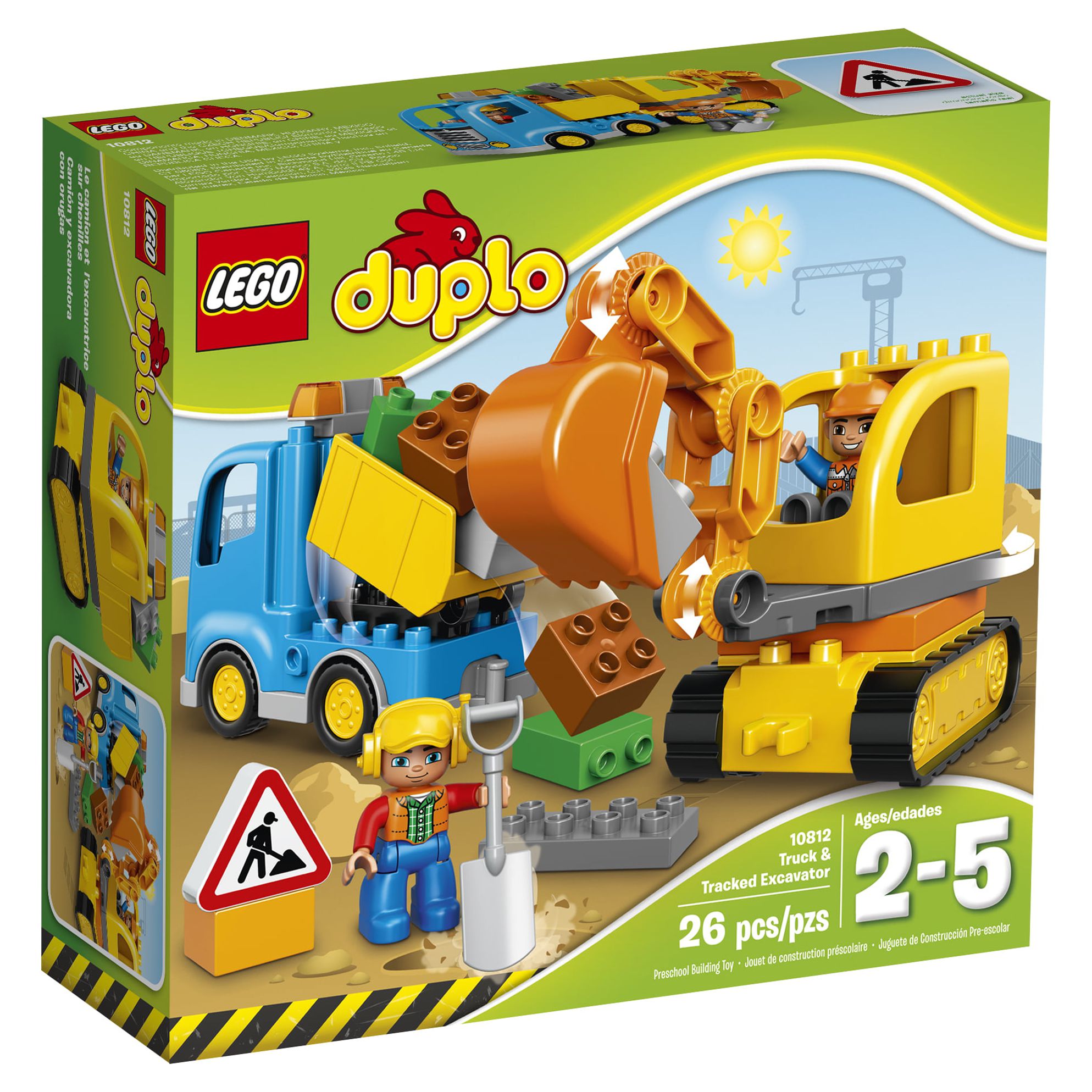 LEGO DUPLO Town Truck & Tracked Excavator 10812 (26 Pieces) - image 5 of 8