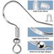 thumbnail image 4 of Kit de fabricación de pendientes Hucky chapado en plata de ley 925, 4 of 6