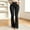 Gray, variant on Women's Pants Solid Bootcut Jeans with Button-Zip Fly Black Size 2XL