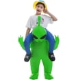 thumbnail image 1 of Disfraz inflable de dinosaurio alienígena para pareja doble para Halloween, 1 of 6
