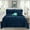 Navy, variant on Mocassi 10-Piece Bed-in-a-Bag, Includes Bed Sheet with Double Sided Storage Pockets & Decorative Pillows, Multi-Ruffle Comforter, King, Gray