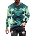 thumbnail image 2 of ZRGHAOYLQ Mens Camo Shirts Long Sleeve Camouflage T-shirts Plus Size Big Tall Pullover Slim Fit Crewneck Workout Muscle Shirts Tops, 2 of 5