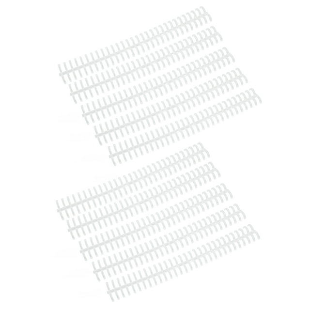 Binding Spines, Manual Bound 30 Holes Aging Resistant Binding Coils For Office Transparent