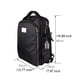 thumbnail image 4 of Qarigey Mochila de peluquería resistente y duradera negra para mochila de peluquería multiusos de viaje Mochilas, 4 of 6