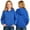 #A02-Blue, variant on Abcomgle Zip Up Hoodies for Girls Size 10-12 Fleece Full-Zip Jackets for Teen Girls Cute Solid Girls Sweaters Casual Fall Hooded Hoodies for Teen Girls with Pockets