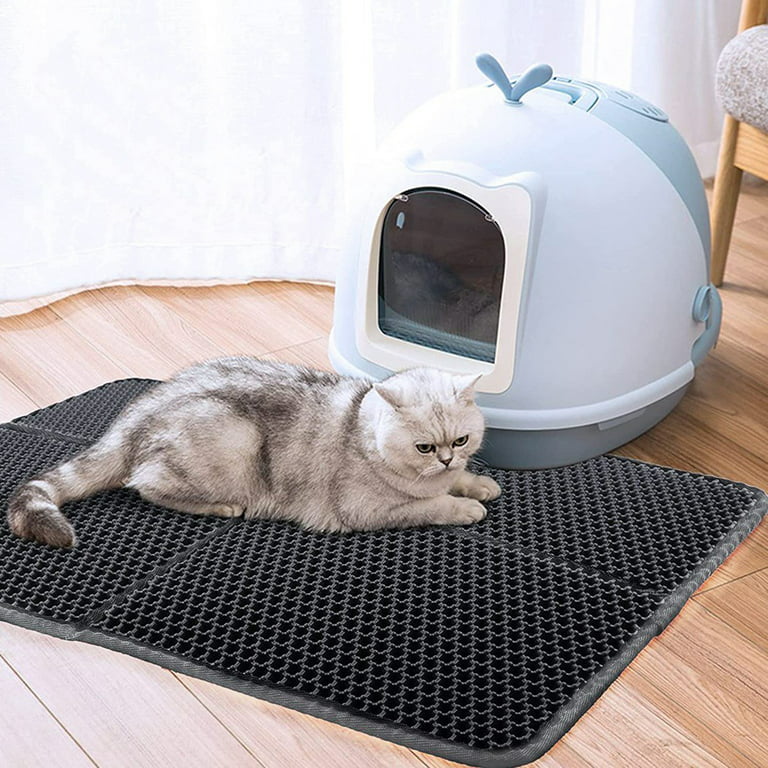 XL Large Cat Litter Box Mat Pad Pet Kitty Clean Easy Cleaning