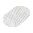 thumbnail image 2 of Wosthever Almohadilla de drenaje Bandeja Taza Estera de secado Resistente al calor Cojín resistente al desgaste Vajilla para el hogar Almohadillas Mantel Organizadores de utensilios de cocina Blanco Wosthever HA063827-01B, 2 of 6