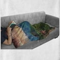 thumbnail image 5 of Mountain Soft Flannel Fleece Throw Blanket, Summer Morning of Grossglockner High Alpine Road Austrian Dramatic Sunset, Cozy Plush for Indoor and Outdoor Use, 50" x 70", Coral Teal Green, by Ambesonne, 5 of 5