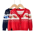 thumbnail image 3 of BULLPIANO Toddler Boys Girls Sweatshirt Ugly Christmas Sweater Xmas Pullover Funny Reindeer Santa Tops Warm Crewneck Winter Clothes, Size 2-3 Years, 3 of 3