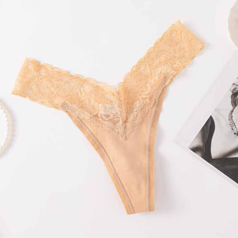 JGTDBPO Seamless Underwear for Women Sexy Lace No Show Bikini Soft  Breathable Panties Lace Ladies High Cut Hipster Stretch Cheeky Briefs  Invisible
