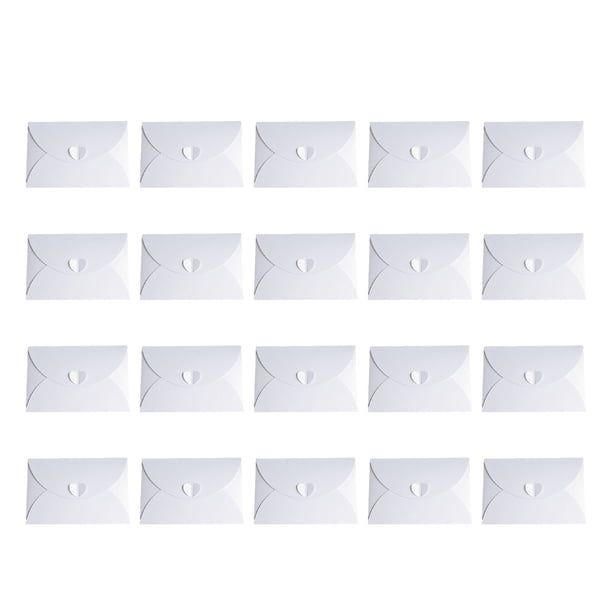 Paquete de 50 sobres de papel Kraft Naiovety materiales reciclables duraderos y resistentes blanco hielo 155*105mm (M)