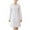 White#3, variant on HAJWOH Womens Scrubs Dress Lapel Neck Long Sleeve Button Work Dresses Stretchy Lightweight Workwear Pink M