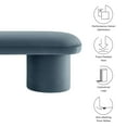 thumbnail image 2 of Orla Bench in Cadet Blue, 2 of 10
