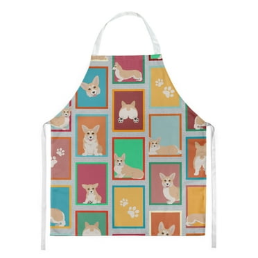Lots of Fawn Pembroke Corgi Apron 27 in x 30 in
