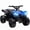 Blue, variant on Qaba Kids ATV 4 Wheeler with Music and Lights for Ages 37-72 Months, Black