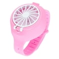 thumbnail image 4 of Mini ventilador USB portátil portátil, ventiladores pequeños recargables portátiles de manos para acampar al aire libre de la oficina de viajes Rosado Baoblaze Ventilador de muñeca, 4 of 8