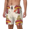 thumbnail image 1 of Balery Frog Sitting On Mushroom Bañador para hombre, shorts de playa de secado rápido con entrepierna y forro de compresión-Medium, 1 of 6