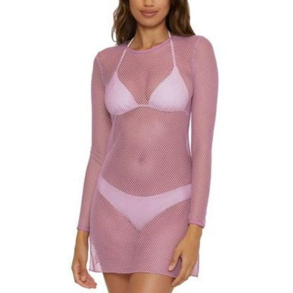 Becca Womens Network Metallic Long- Malva S